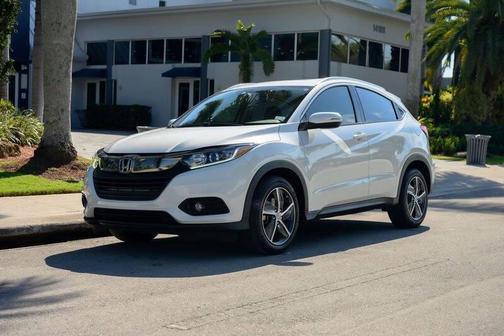White 2022 Honda HR-V EX-L