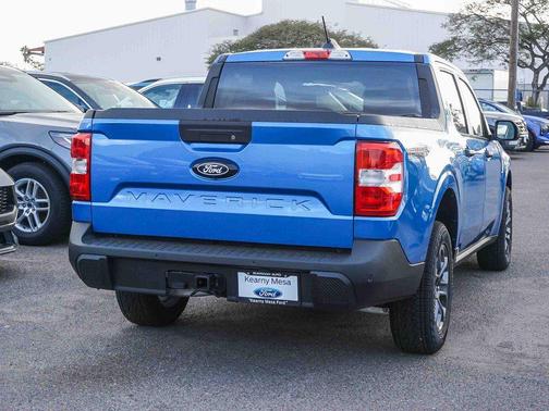 Blue 2026 Ford Maverick XLT