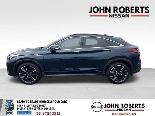 Hermosa Blue 2023 INFINITI QX55 ESSENTIAL