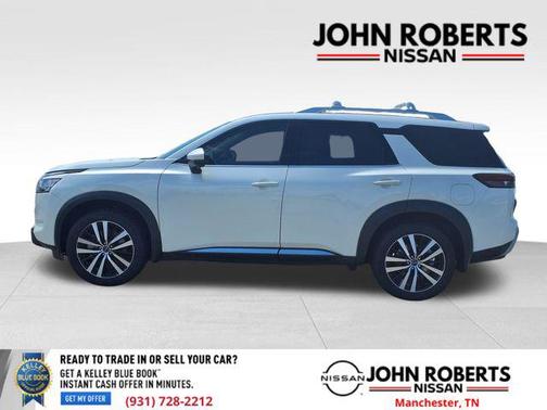 Pearl White Tricoat 2024 Nissan Pathfinder Platinum