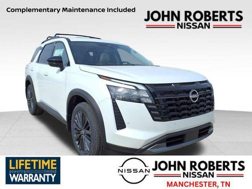 Everest White Pearl Tricoat 2026 Nissan Pathfinder SL