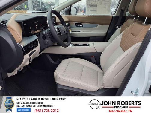 Everest White Pearl/Black 2026 Nissan Murano Platinum