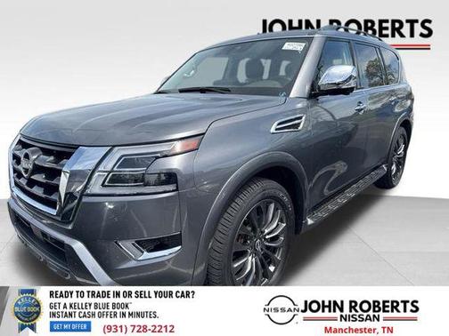 Gun Metallic 2024 Nissan Armada Platinum