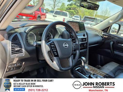 Gun Metallic 2024 Nissan Armada Platinum