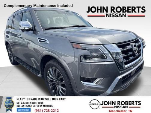 Gun Metallic 2024 Nissan Armada Platinum