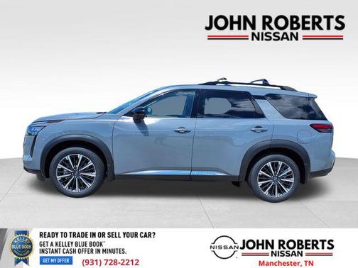 Boulder Gray Pearl 2026 Nissan Pathfinder Platinum