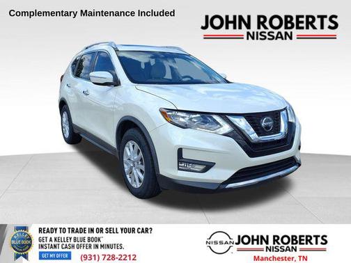 Pearl White 2018 Nissan Rogue SV