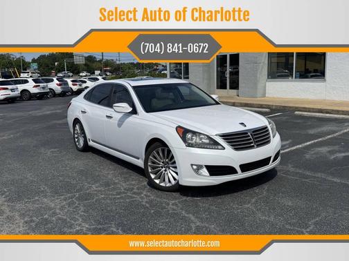 White 2014 Hyundai Equus Signature 4dr Sedan