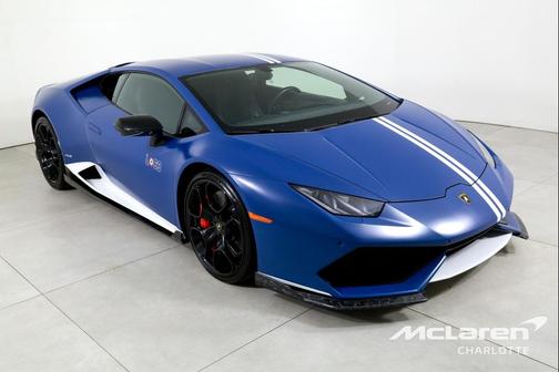 Blue 2017 Lamborghini Huracan LR-610-4 AVIO 63