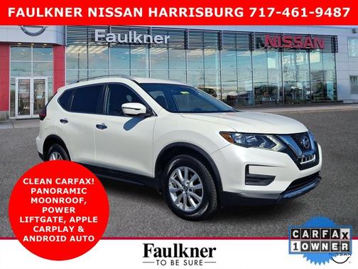 White 2017 Nissan Rogue SV