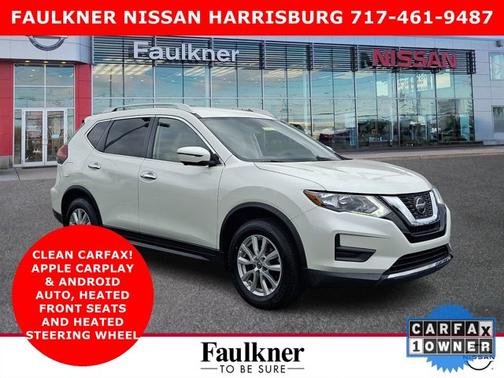 White 2018 Nissan Rogue SV