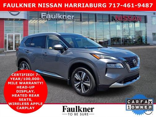 Gun Metallic 2023 Nissan Rogue Platinum