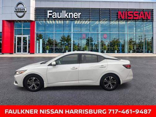 Aspen White 2023 Nissan Sentra SV