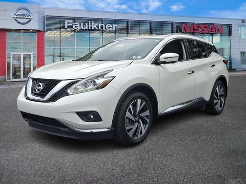 White 2018 Nissan Murano Platinum