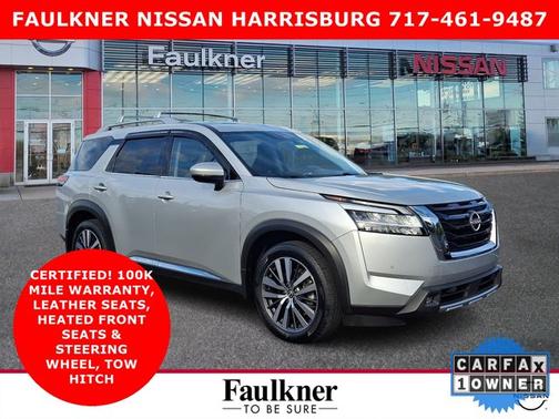 Brilliant Silver Metallic 2022 Nissan Pathfinder Platinum