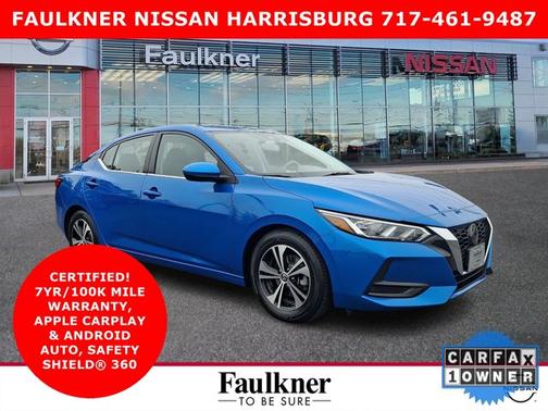Electric Blue Metallic 2023 Nissan Sentra SV