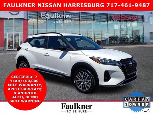 Aspen White 2023 Nissan Kicks SR