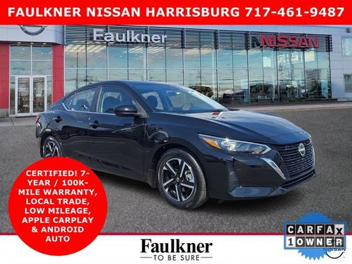 Black 2024 Nissan Sentra SV