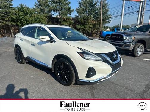 White 2020 Nissan Murano Platinum