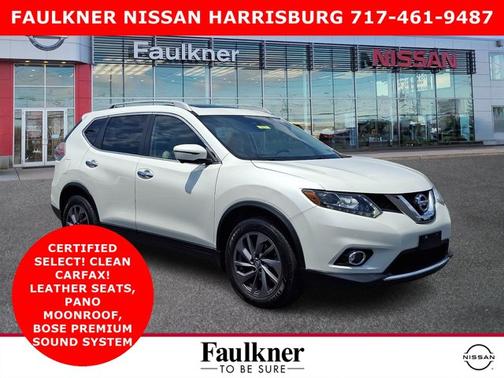Pearl White 2016 Nissan Rogue SL