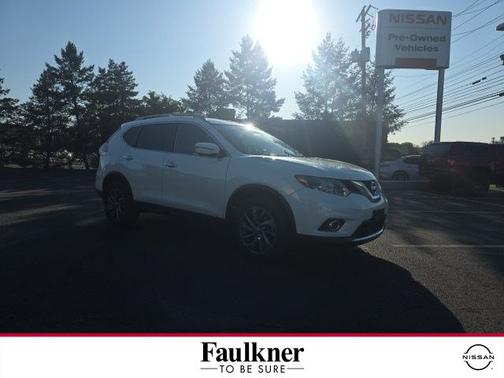 Pearl White 2016 Nissan Rogue SL