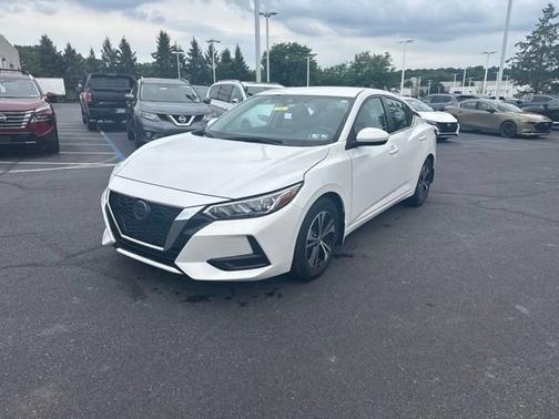 Aspen White 2023 Nissan Sentra SV