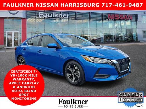 Electric Blue Metallic 2023 Nissan Sentra SV