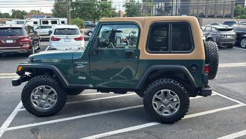 Green 2001 Jeep Wrangler Sport