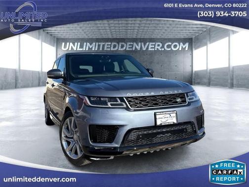 2018 Land Rover Range Rover Sport 3.0L Supercharged HSE