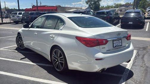 White 2017 INFINITI Q50 2.0T Sport