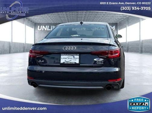 2018 Audi A4 2.0T Premium