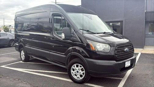 Black 2016 Ford Transit-250 148 WB Medium Roof Cargo