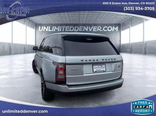 2015 Land Rover Range Rover 5.0L Supercharged