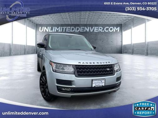 2015 Land Rover Range Rover 5.0L Supercharged