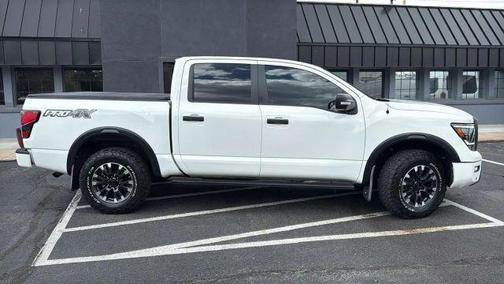 Glacier White 2021 Nissan Titan PRO-4X