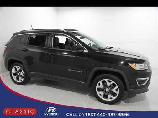 Diamond Black Crystal Pearlcoat 2020 Jeep Compass Limited