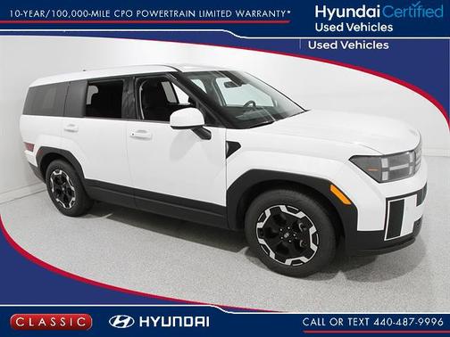 Serenity White 2026 Hyundai SANTA FE SE