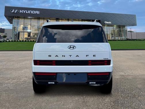 Serenity White 2026 Hyundai SANTA FE HEV Calligraphy