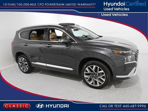 Portofino Gray 2023 Hyundai SANTA FE Calligraphy