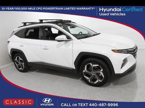 Serenity White Pearl 2023 Hyundai TUCSON Limited