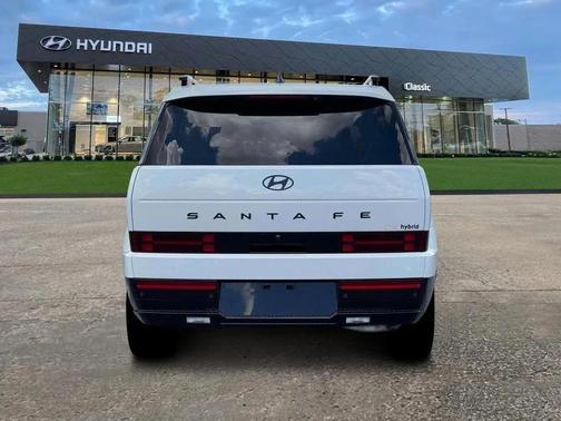 Serenity White 2026 Hyundai SANTA FE HEV Calligraphy