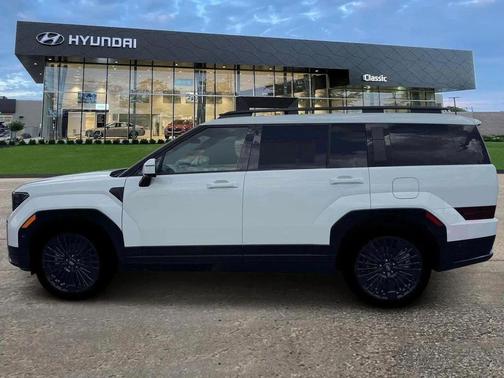 Serenity White 2026 Hyundai SANTA FE HEV Calligraphy