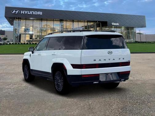 Serenity White 2026 Hyundai SANTA FE HEV Calligraphy
