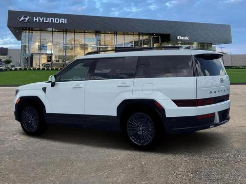 Serenity White 2026 Hyundai SANTA FE HEV Calligraphy