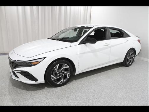 Serenity White 2025 Hyundai ELANTRA Sport