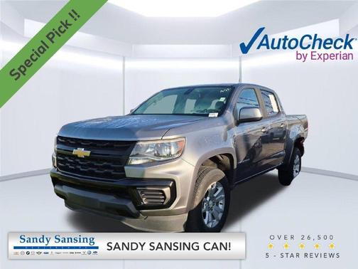 Satin Steel Metallic 2021 Chevrolet Colorado LT