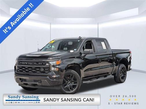 Black 2024 Chevrolet Silverado 1500 Custom