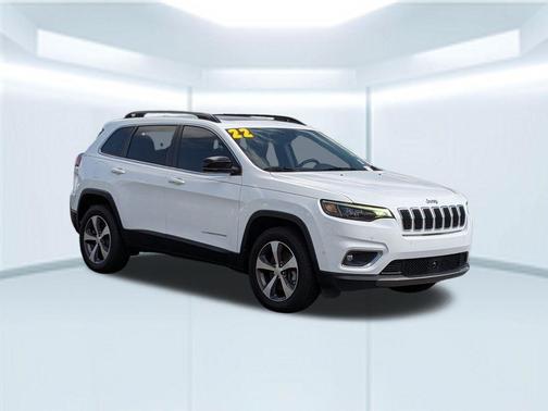 Bright White Clearcoat 2022 Jeep Cherokee Limited