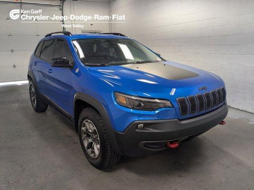 Hydro Blue Pearlcoat 2022 Jeep Cherokee Trailhawk