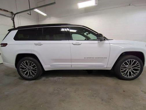 Bright White Clearcoat 2025 Jeep Grand Cherokee L Summit